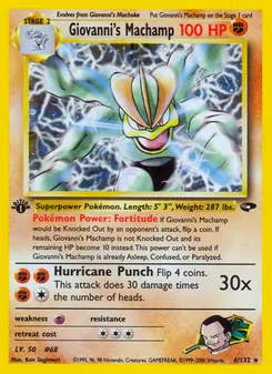 Giovanni's Machamp (Gym Challenge 6)