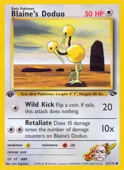 Blaine's Doduo (Gym Challenge 61)