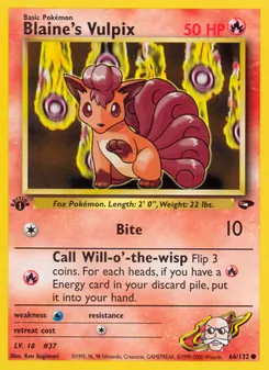 Blaine's Vulpix (Gym Challenge 66)