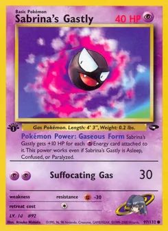 Sabrina's Gastly (Gym Challenge 97)