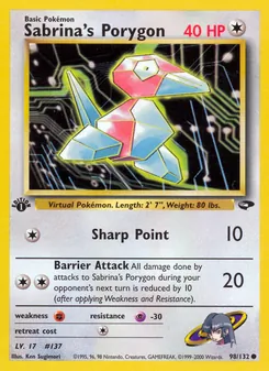 Sabrina's Porygon (Gym Challenge 98)