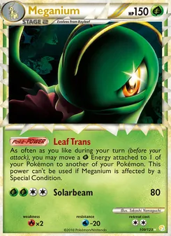 Meganium (HeartGold & SoulSilver 109)