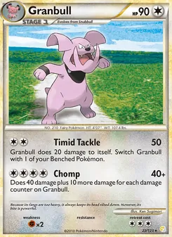 Granbull (HeartGold & SoulSilver 22)