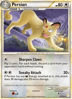 Persian (HeartGold & SoulSilver 27)