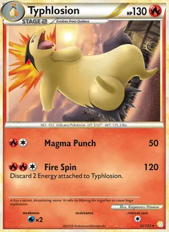 Typhlosion (HeartGold & SoulSilver 32)