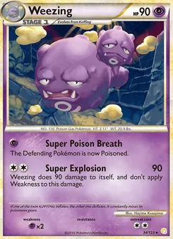 Weezing (HeartGold & SoulSilver 34)