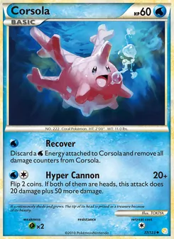Corsola (HeartGold & SoulSilver 37)