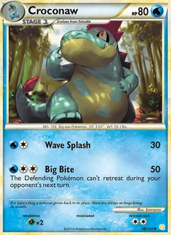 Croconaw (HeartGold & SoulSilver 38)