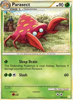Parasect (HeartGold & SoulSilver 48)
