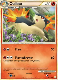 Quilava (HeartGold & SoulSilver 49)