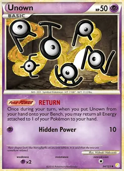Unown (HeartGold & SoulSilver 54)
