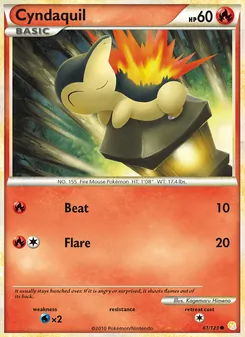 Cyndaquil (HeartGold & SoulSilver 61)