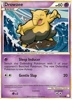 Drowzee (HeartGold & SoulSilver 62)