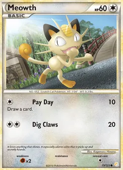 Meowth (HeartGold & SoulSilver 75)