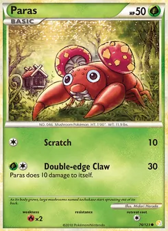 Paras (HeartGold & SoulSilver 76)