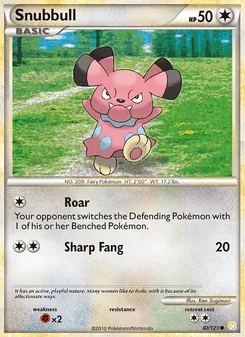Snubbull (HeartGold & SoulSilver 82)