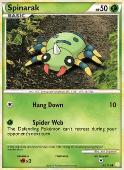 Spinarak (HeartGold & SoulSilver 83)