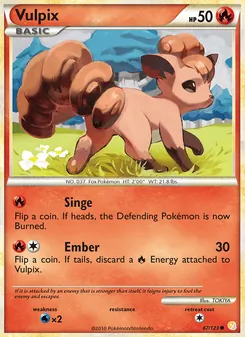 Vulpix (HeartGold & SoulSilver 87)