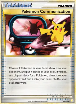 Pokémon Communication (HeartGold & SoulSilver 98)