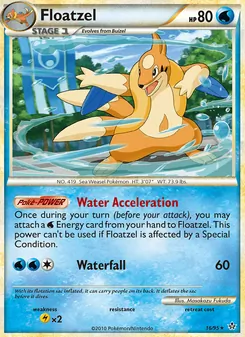 Floatzel (HS—Unleashed 16)