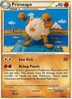 Primeape (HS—Unleashed 22)