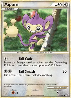 Aipom (HS—Unleashed 43)