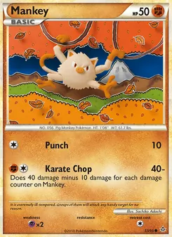 Mankey (HS—Unleashed 53)