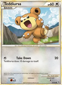 Teddiursa (HS—Unleashed 65)