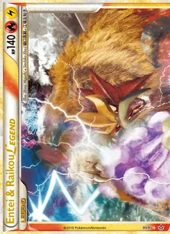 Entei & Raikou LEGEND (HS—Unleashed 90)