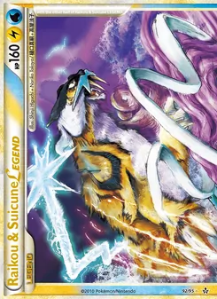 Raikou & Suicune LEGEND (HS—Unleashed 92)