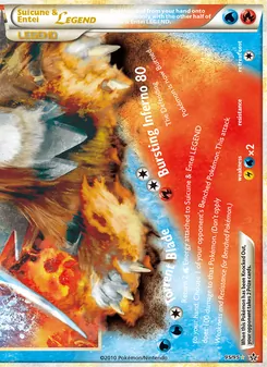 Suicune & Entei LEGEND (HS—Unleashed 95)
