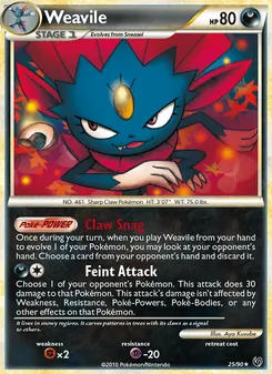 Weavile (HS—Undaunted 25)