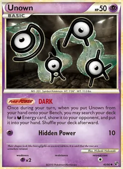 Unown (HS—Undaunted 40)