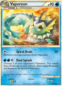 Vaporeon (HS—Undaunted 41)