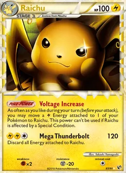 Raichu (HS—Undaunted 83)