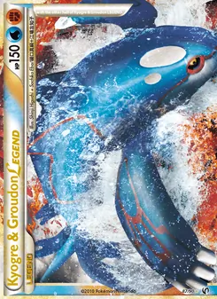 Kyogre & Groudon LEGEND (HS—Undaunted 87)