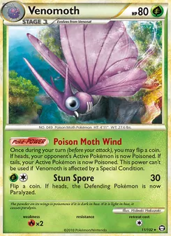 Venomoth (HS—Triumphant 11)