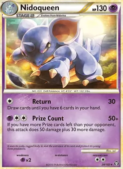 Nidoqueen (HS—Triumphant 28)