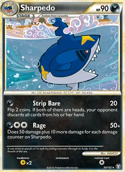 Sharpedo (HS—Triumphant 30)