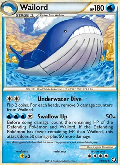 Wailord (HS—Triumphant 31)