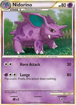 Nidorino (HS—Triumphant 46)