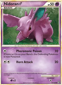 Nidoran ♂ (HS—Triumphant 70)