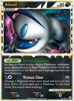 Absol (HS—Triumphant 91)