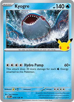 Kyogre (30th Celebration 19)