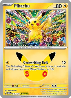 Pikachu (30th Celebration 40)