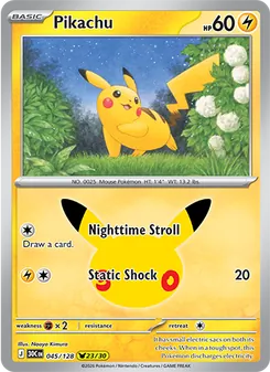 Pikachu (30th Celebration 45)