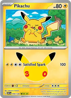 Pikachu (30th Celebration 50)