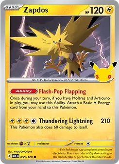 Zapdos (30th Celebration 55)