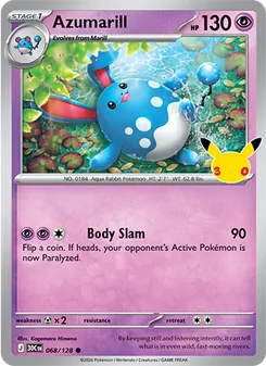 Azumarill (30th Celebration 68)