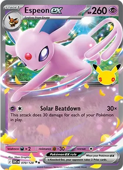 Espeon ex (30th Celebration 70)